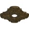 Ekena Millwork Peralta Ceiling Medallion (Fits Canopies up to 4 5/8"), 17 3/4"OD x 3 1/8"ID x 1"P, Brass CM17PEBRS - alternate 4
